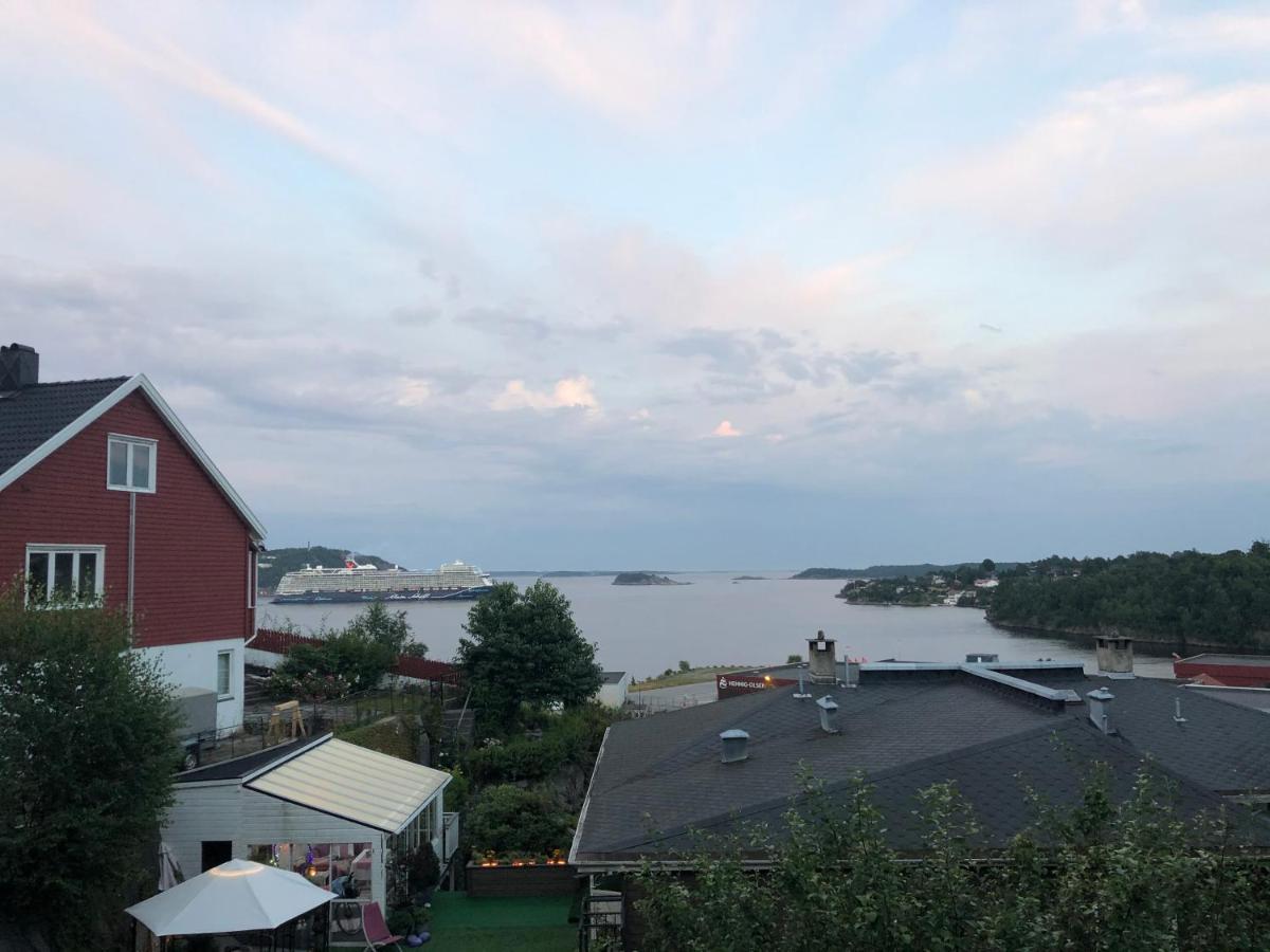 Aid Og Svein' S Sentrumsnaere Panorama Hjem Kristiansand Exterior photo